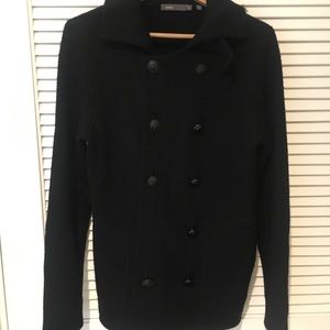 Vince men’s sweater/cardigan with sailor buttons